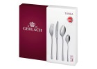 Set of 24 TUNEA cutlery pieces, gloss finish. Set of 24 TUNEA cutlery pieces, gloss finish.