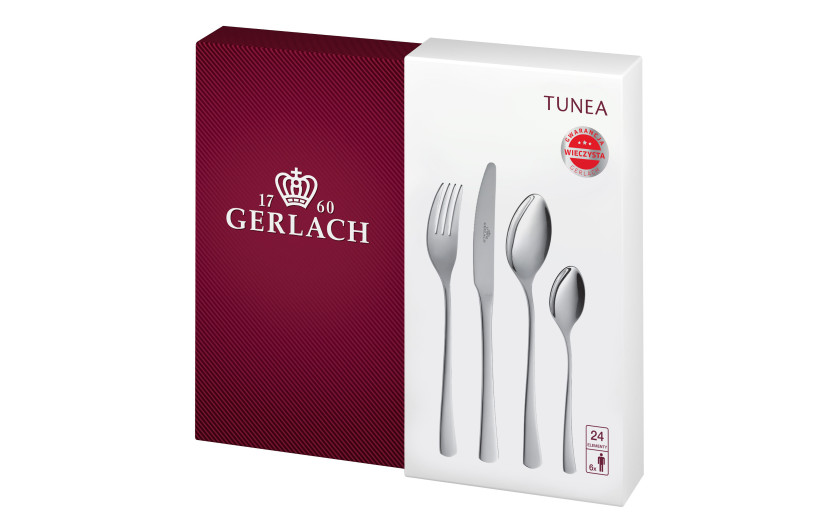 24-Piece Cutlery Set TUNEA Polished Finish