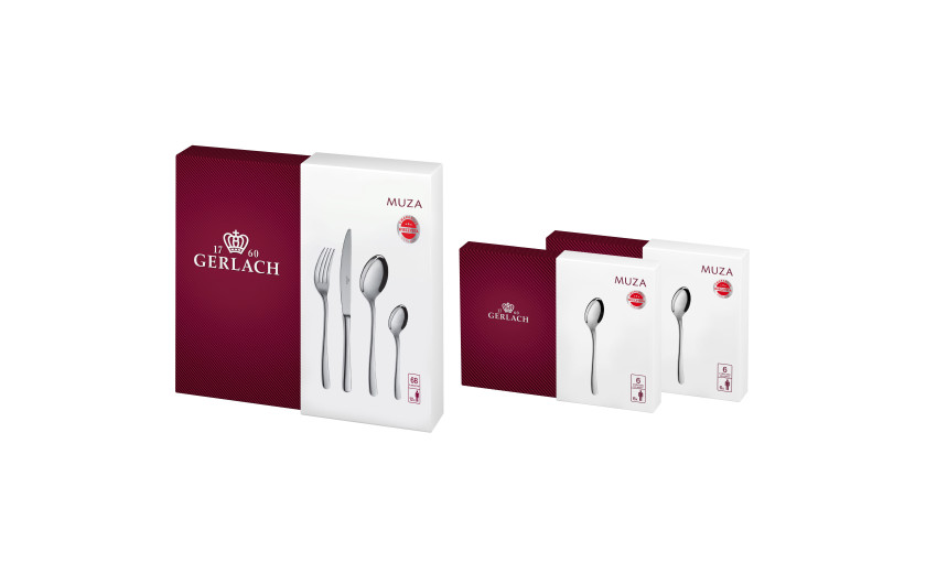 Set of 80 pieces of cutlery, polished MUZA. Set of 80 pieces of cutlery, polished MUZA.