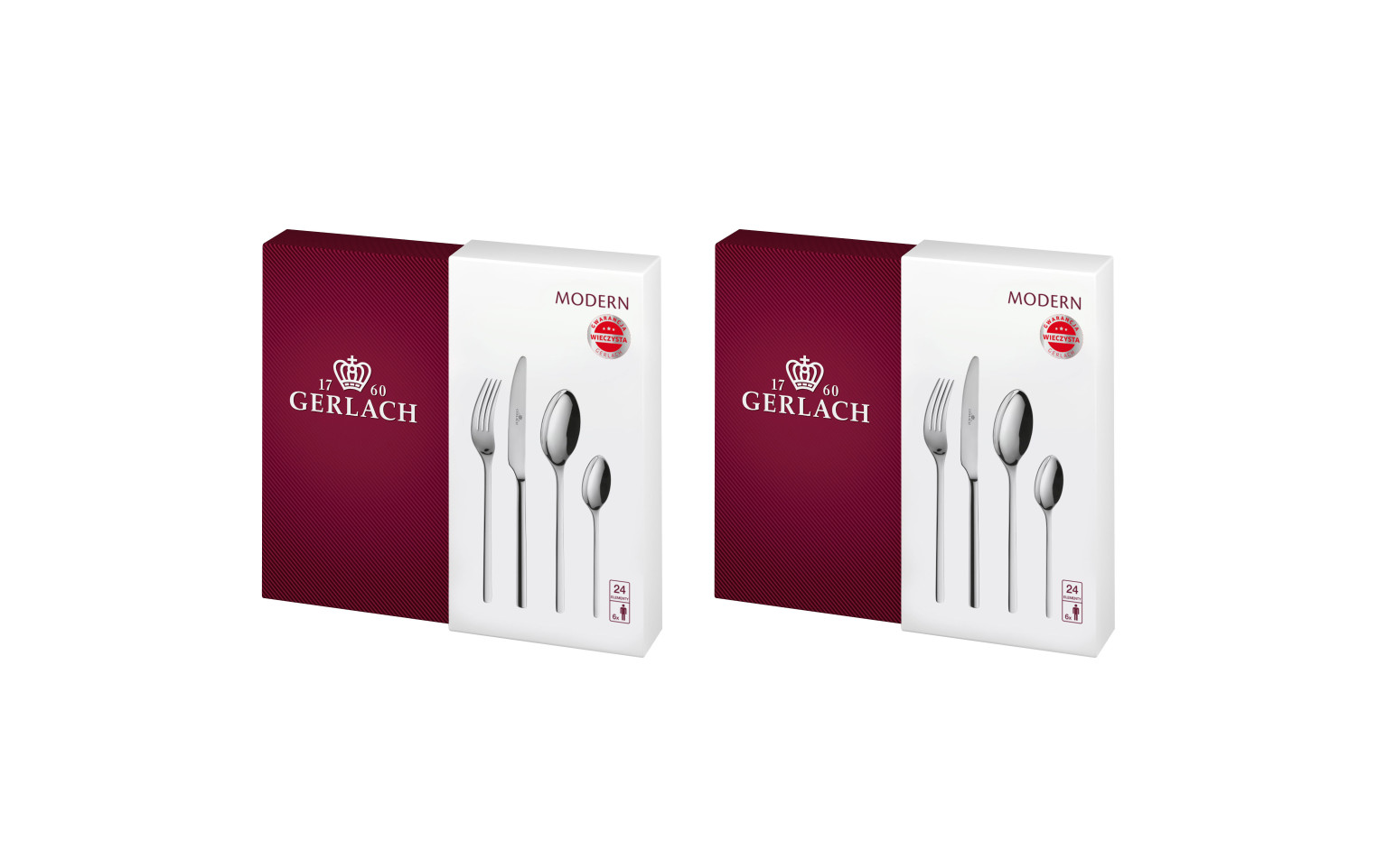 48-Piece Cutlery Set MODERN Polished Finish
