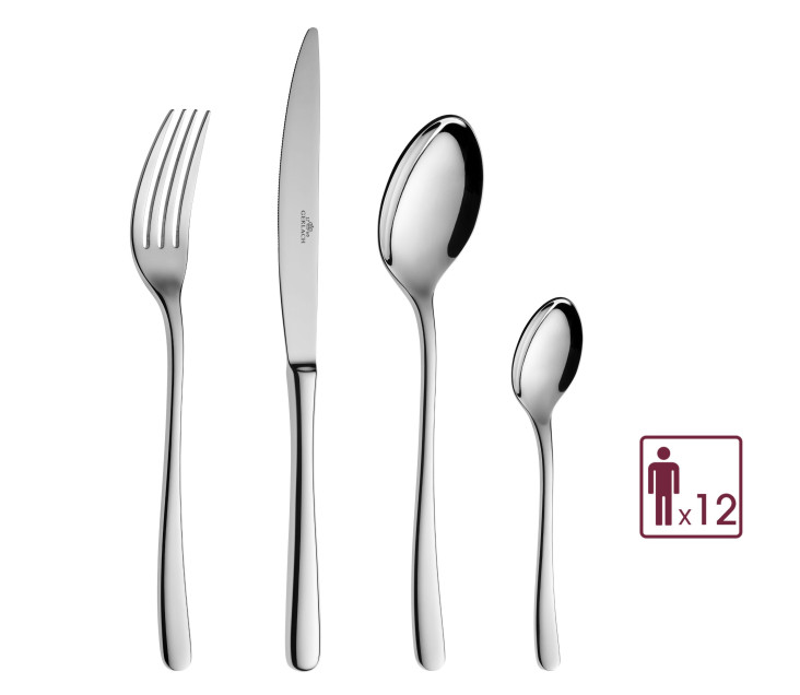 68-piece cutlery set gloss MUZA