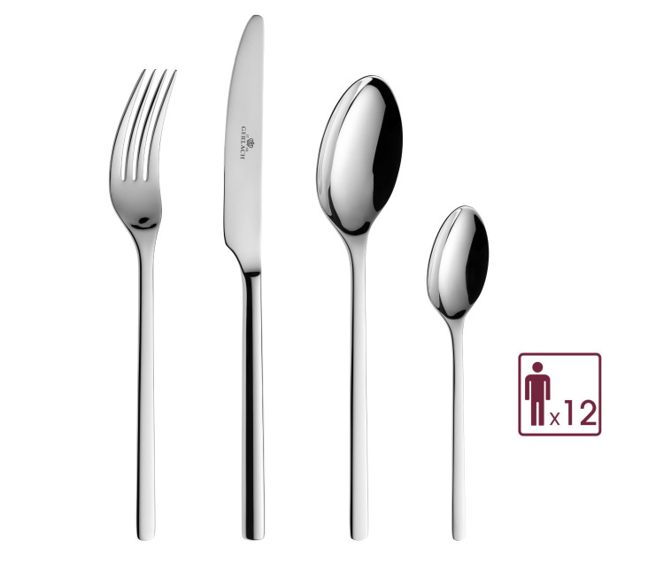 48-Piece Cutlery Set MODERN Polished Finish