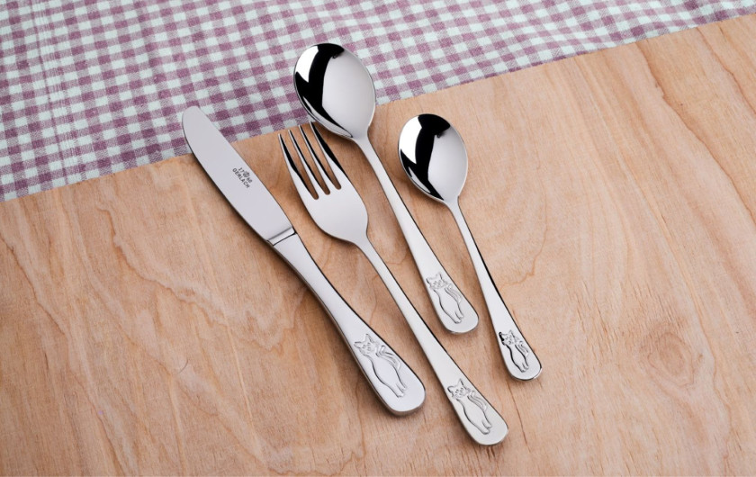 Children&rsquo;s Cutlery BON TON Kittens