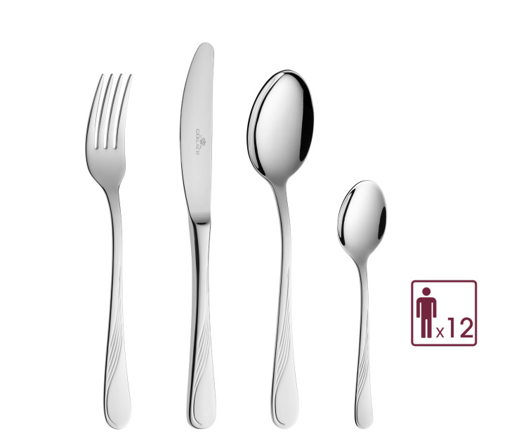 68-Piece Cutlery Set CELESTIA Polished Finish + Cutlery Box