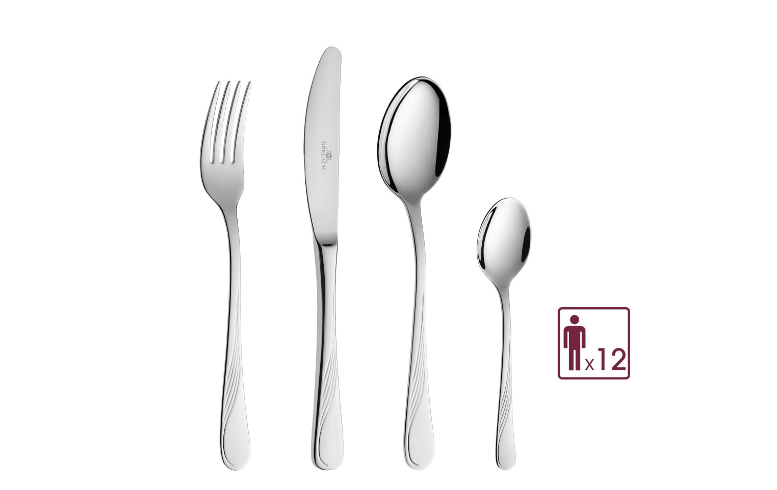 68-Piece Cutlery Set CELESTIA Polished Finish + Cutlery Box