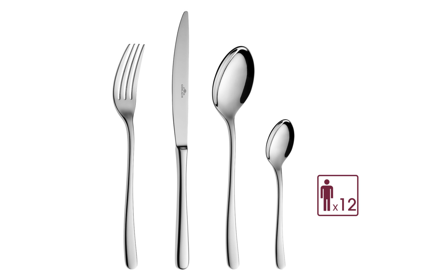 80-Piece Cutlery Set MUZA Polished Finish + Cutlery Box