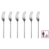 Cake forks 6pcs. gloss MODERN