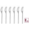 Cake forks 6 pieces FLAMES