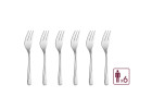 Cake forks 6 pieces gloss MANGO Cake forks 6 pieces gloss MANGO
