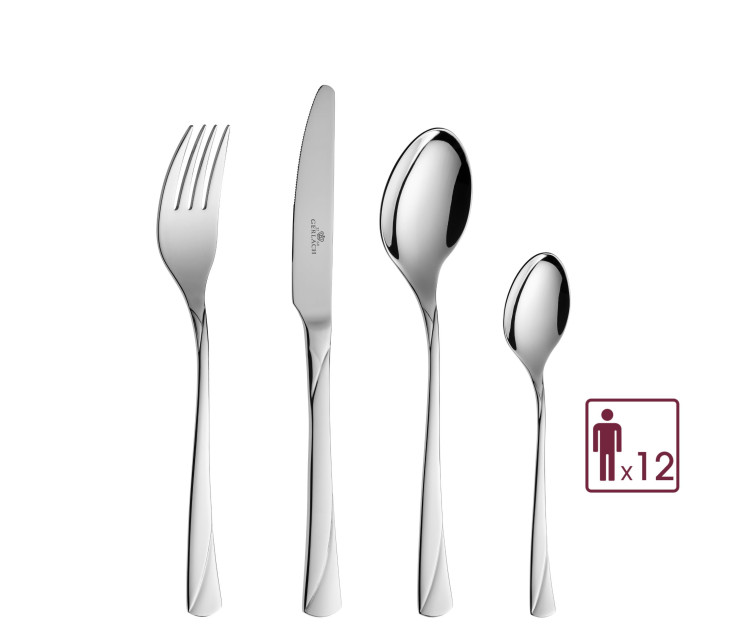48-piece cutlery set gloss VALOR