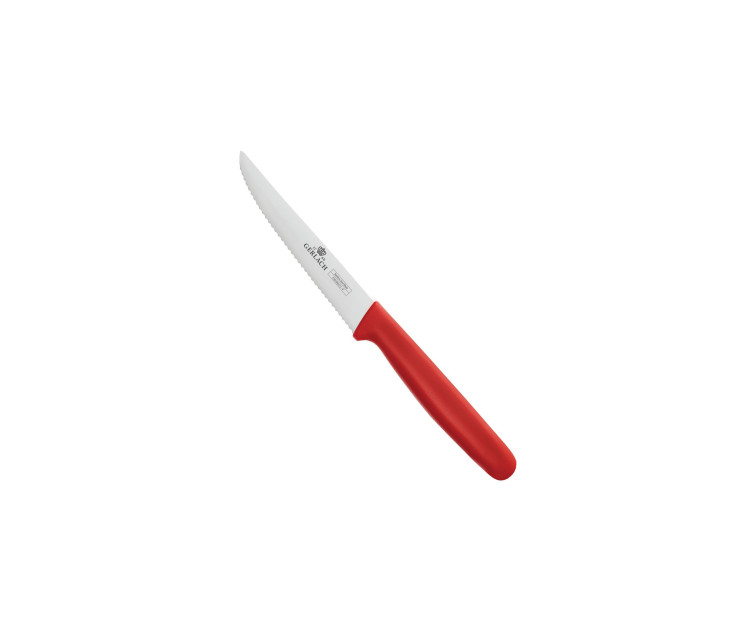 4" Red Smart Color Steak Knife