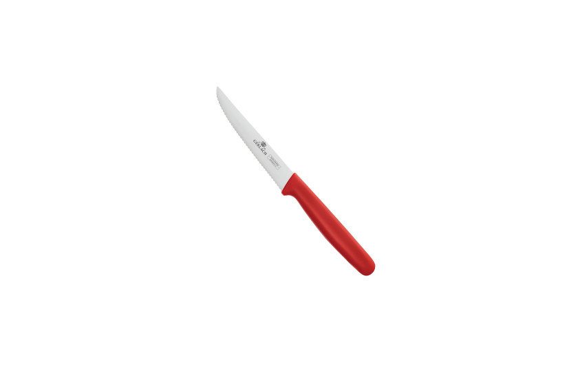 4" red Smart Color steak knife