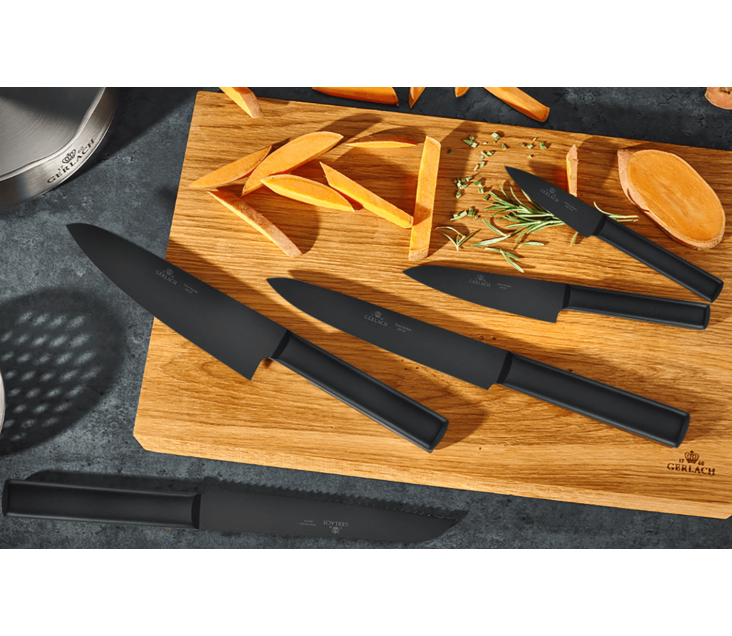 Knife set in block AMBIENTE...