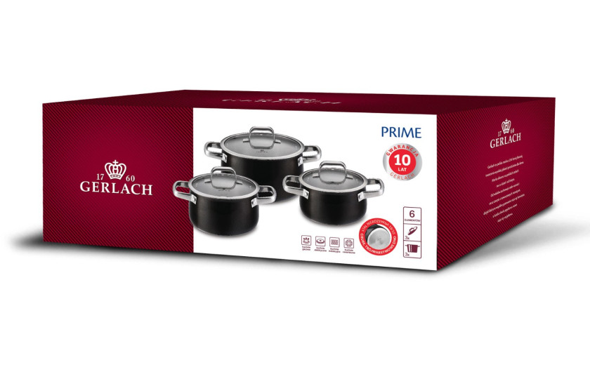 6-piece PRIME cookware set