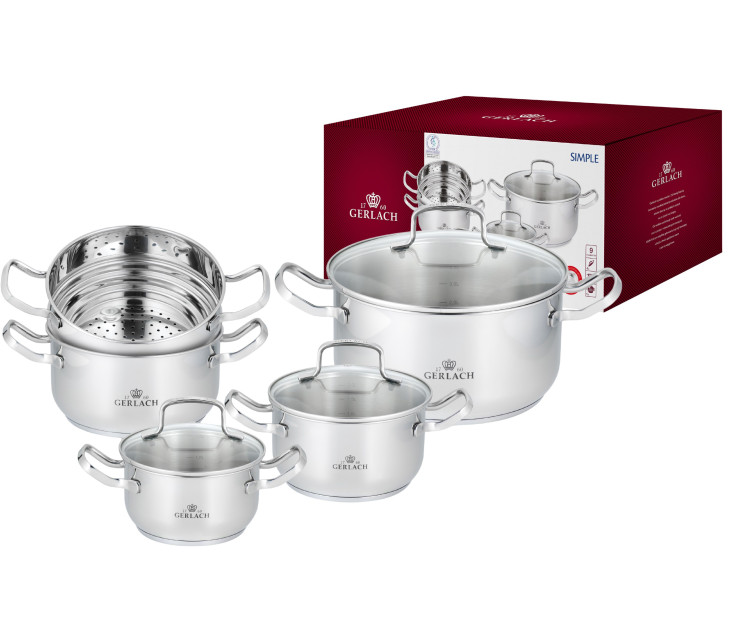 9-piece cookware set SIMPLE