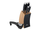 DECO BLACK knife set in a block + 3-in-1 sharpener DECO BLACK knife set in a block + 3-in-1 sharpener