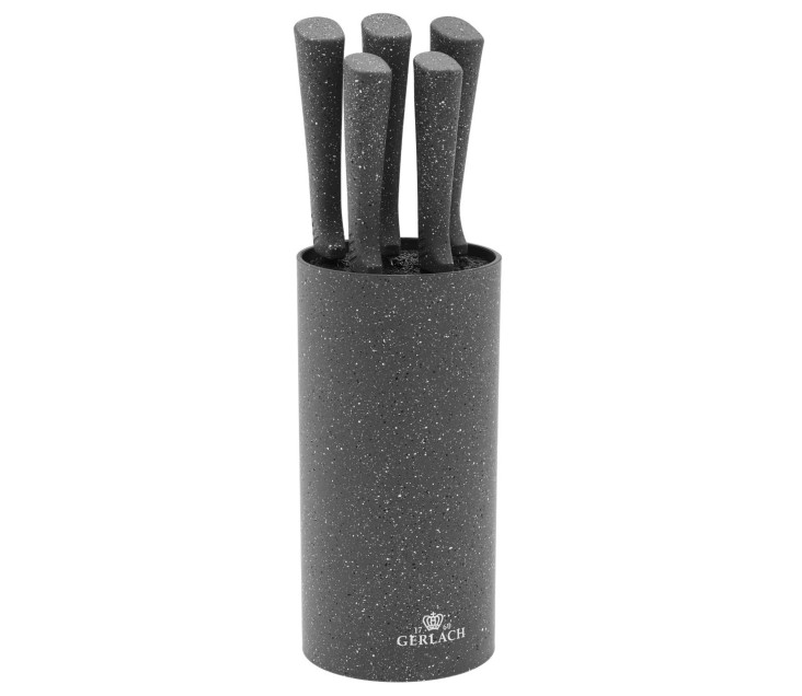 Knife set in block SMART GRANIT