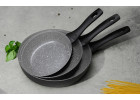GRANITEX GREY frying pan 28 cm with ceramic coating GRANITEX GREY frying pan 28 cm with ceramic coating