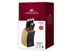 DECO BLACK knife set in a block + 3-in-1 sharpener DECO BLACK knife set in a block + 3-in-1 sharpener