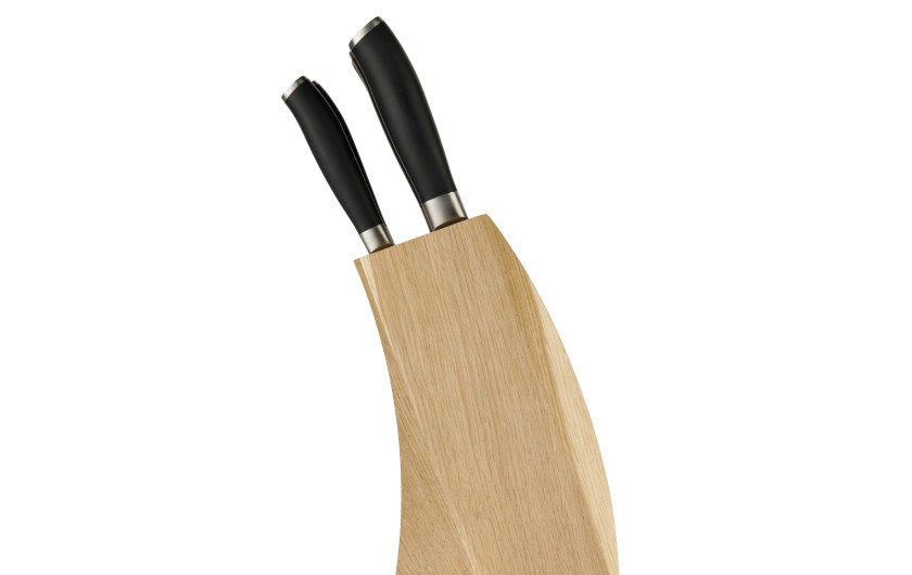 DECO BLACK Knife Block Set + Knife Sharpener DECO BLACK Knife Block Set + Knife Sharpener