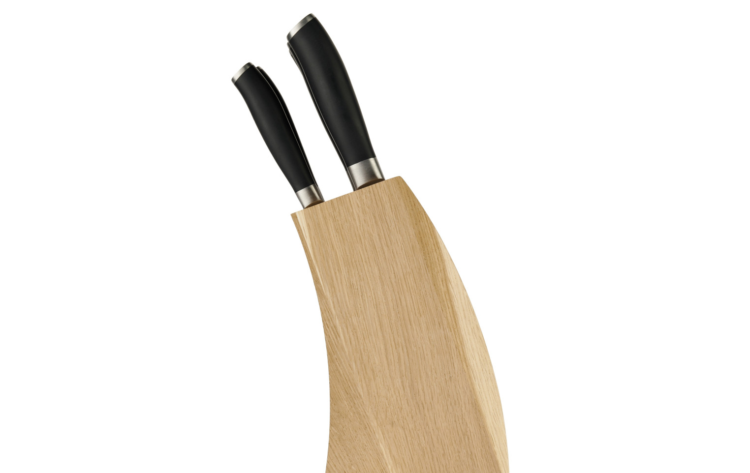 DECO BLACK Knife Block Set + Knife Sharpener