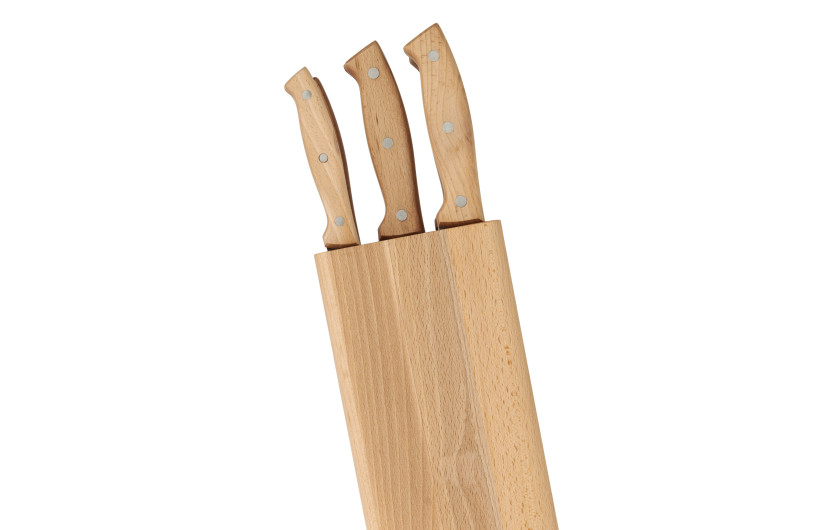 Knife set in a COUNTRY block