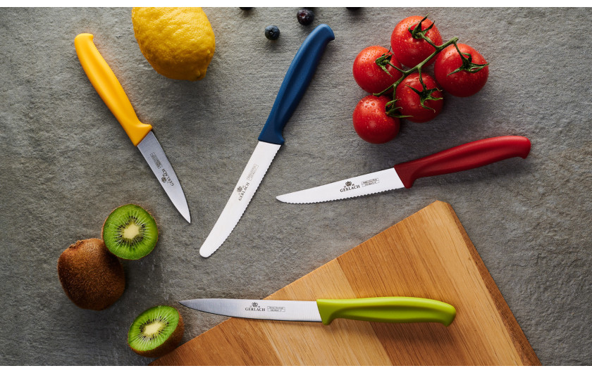 Vegetable knife 3.5" yellow Smart Color.