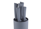 Set of knives in a SMART GREY block Set of knives in a SMART GREY block