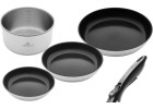 SMART STEEL set of pans 20/24/28 cm + steel pot 20 cm SMART STEEL set of pans 20/24/28 cm + steel pot 20 cm