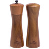 Wooden salt shaker and pepper mill NATUR
