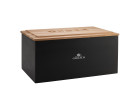 Black Wooden Breadbox NATUR Black Wooden Breadbox NATUR