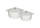 Set of 2 cast iron pots 3 and 5 liters NATUR IRON