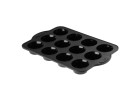 Silicone baking mold for muffins 12 pieces SMART BLACK