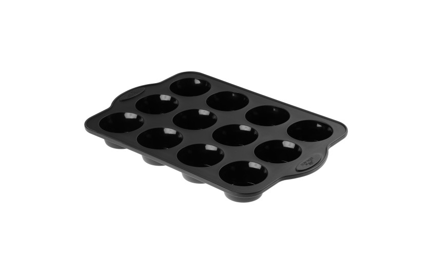 Silicone muffin baking mold 12 pcs SMART BLACK