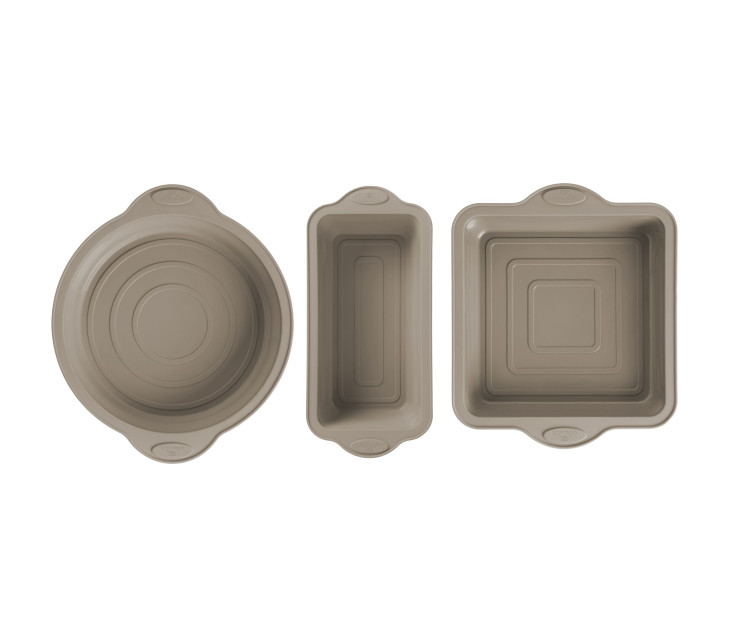 3-piece silicone baking mold set.