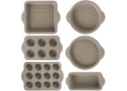 Set of 6 silicone baking molds.