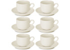 FLOW Set of cups with saucers 12 pcs / 6 people. FLOW Set of cups with saucers 12 pcs / 6 people.