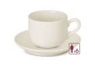 FLOW Set of cups with saucers 12 pcs / 6 people. FLOW Set of cups with saucers 12 pcs / 6 people.