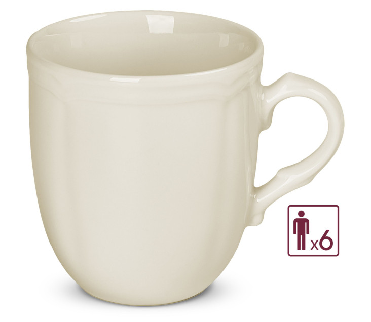 RETRO Set of 6 mugs.