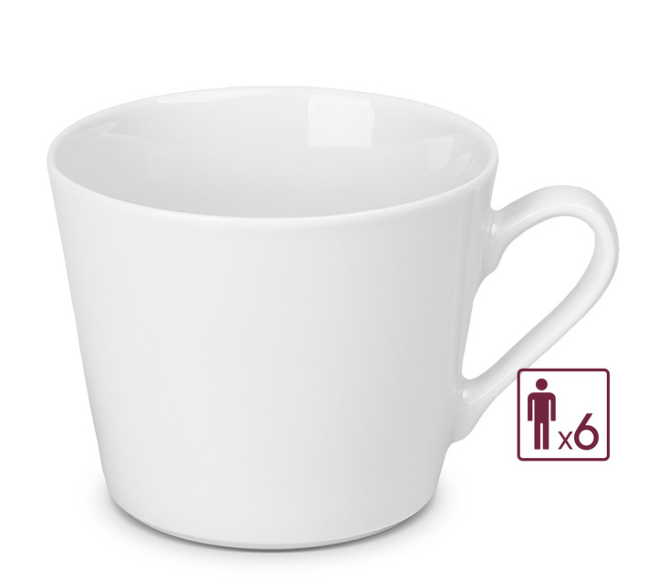 MODERN Set of 6 mugs.