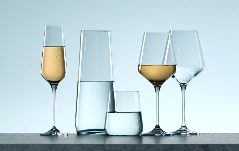 MODERN Champagne Glasses 6 pcs