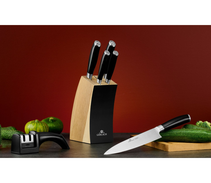 DECO BLACK Knife Block Set...
