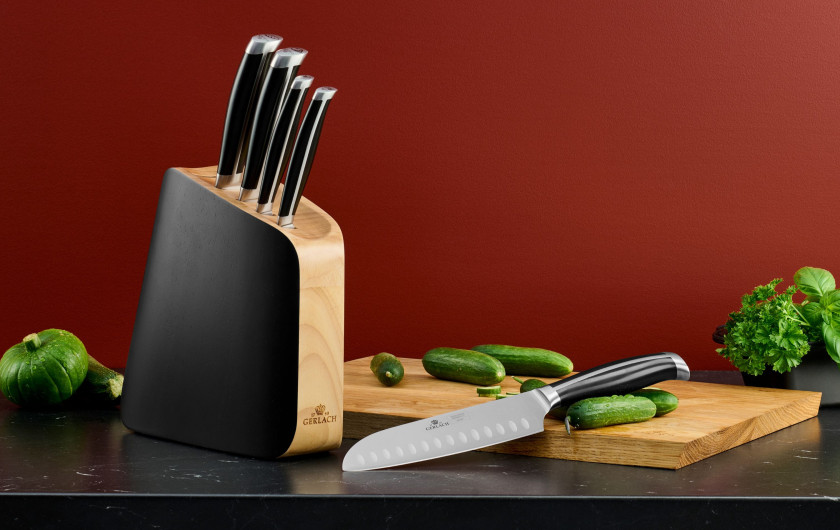 Knife set in a block LOFT