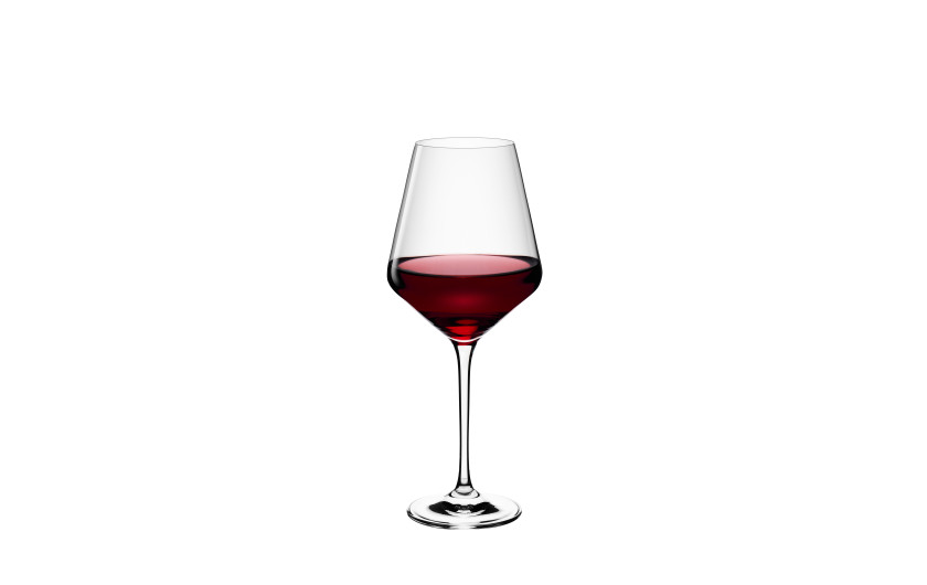 MODERN Red Wine Glasses 6 el