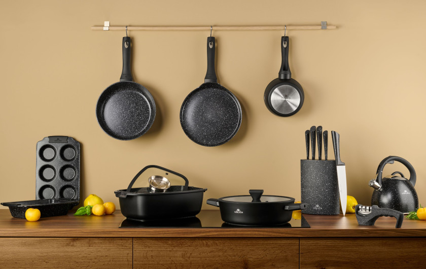 GRANITEX 20 cm frying pan with ceramic coating