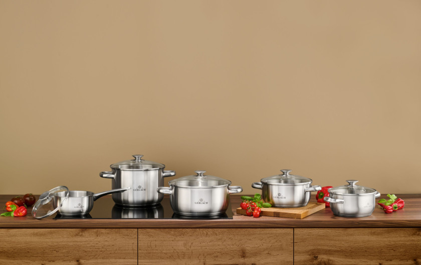 Gerlach First 10-piece cookware set.