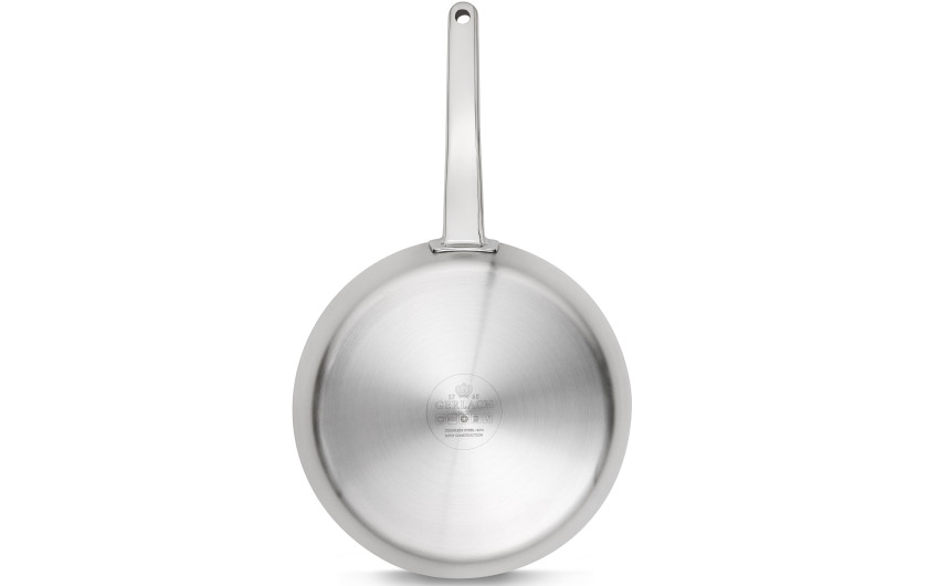 Set of 2 Prestige stainless steel frying pans 24/28 cm