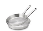 Set of 2 Prestige stainless steel frying pans 24/28 cm Set of 2 Prestige stainless steel frying pans 24/28 cm