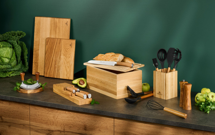 Wooden breadbox NATUR