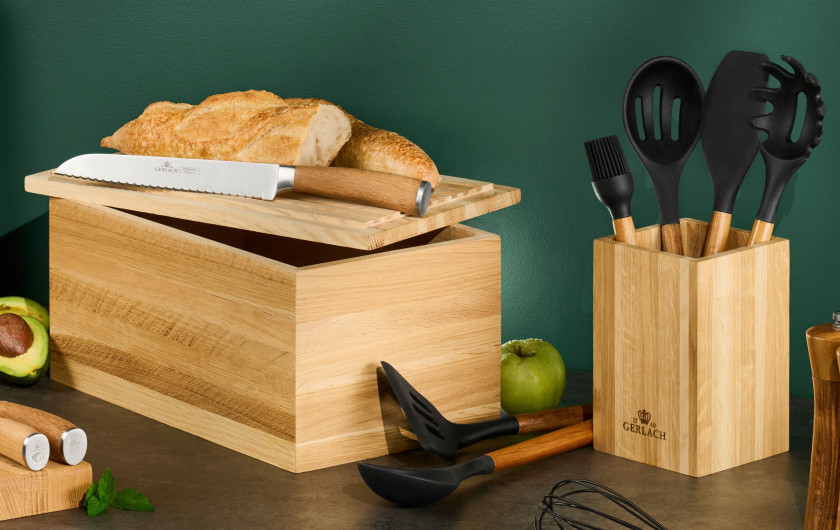 Wooden breadbox NATUR